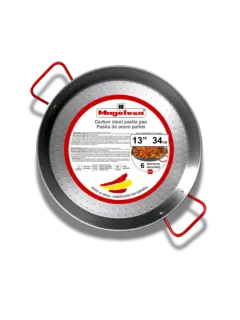 PAELLERA ACERO PULIDO 34CM MAGEFESA