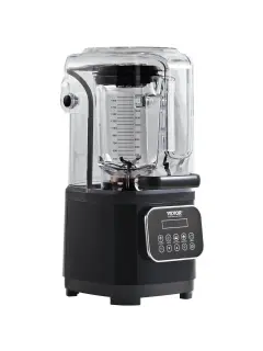 LICUADORA VEVOR PRO ANTIRUIDO 68OZ 9VEL 1400W