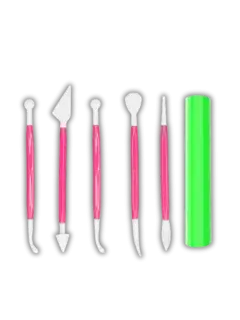 HERRAMIENTAS PARA FONDANT 6PZ BAMBARY