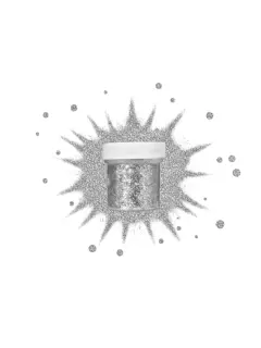 ESCARCHA PLATEADA POTE 5GR NACIONAL