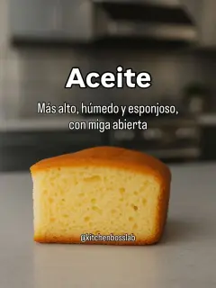 &iquest;Qu&eacute; grasa usar para tus bizcochos?