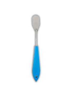 ESPATULA TIPO PALETA MANGO AZUL 5CM ATECO