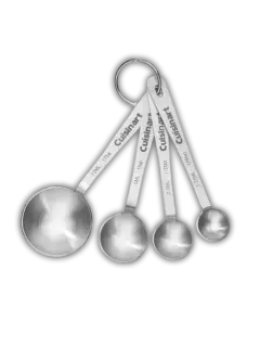SET CUCHARAS MEDIDORAS DE ACERO CUISINART