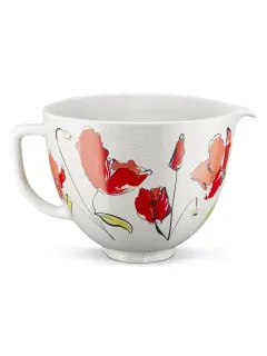 BOWL DE CERAMICA FLORES 4.8L KITCHEN AID ARTISAN