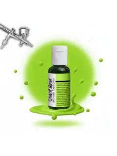 NEON BRITE GREEN 18GR COLORANTE AEROGRAFO CHEFMASTER