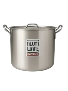 OLLA ALTA C/TAPA 14L 26X21CM ALUMWARE