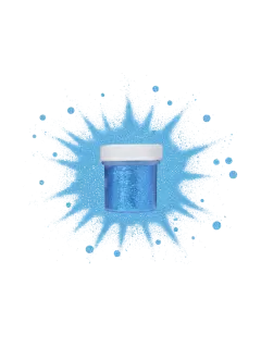 ESCARCHA AZUL CLARO POTE 5GR NACIONAL