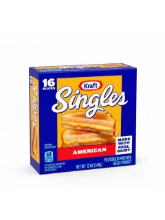 QUESO CHEDDAR SINGLES 16 SLICES KRAFT 1UND