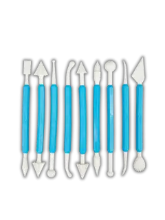 HERRAMIENTAS 9PZ ESCULTORAS PARA FONDANT ATECO