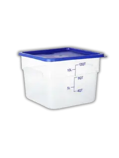 ENVASE TRANSPARENTE C/TAPA 12QT KITCHENBAR