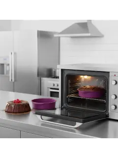 MOLDE SILICONA REDONDO MORADO 23X6.3CM PRESS