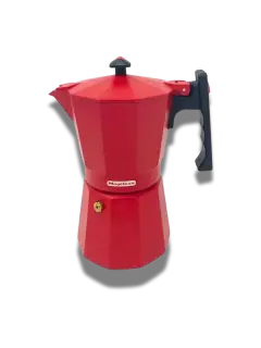 CAFETERA GRECA ROJA 6 TAZAS MAGEFESA