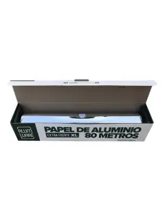PAPEL ALUMINIO EXTRA FUERTE XL 45CMX80MTS ALUMWARE
