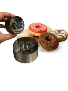CORTADOR DE DONAS 6CM DE ACERO  SONRISAS