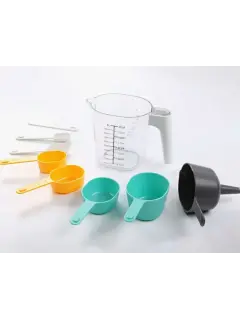 SET DE TAZAS MEDIDORAS CON JARRA 9UND EXCALIBUR