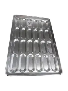 BANDEJA DE ALUMINIO PERRO CALIENTE 65X45 CM ALUMWARE