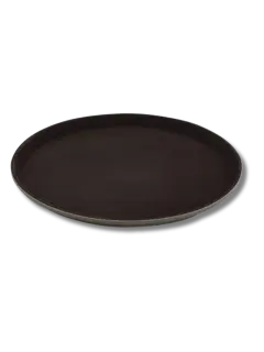 BANDEJA DE SERVICIO REDONDA NEGRA 40CM MEITAL