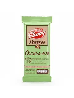 CHOCOLATE 40% SAVOY POSTRES 200GR