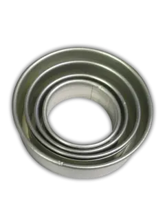 KIT CORTADORES DE ALUMINIO REDONDOS 4UND 6/4/3/2X2CM