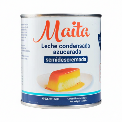 LECHE CONDENSADA MAITA 390GR LATA