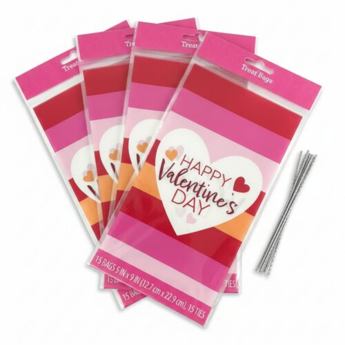 BOLSA VALENTINE 15UND 12.7X22.9CM