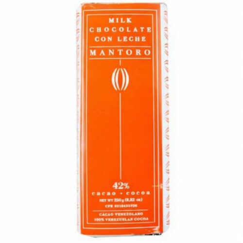CHOCOLATE CON LECHE 42% 250GR MANTORO