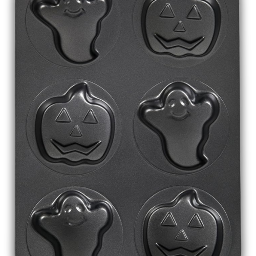 MOLDE DE ALUMINIO HALLOWEEN 6 CAVIDADES WILTON