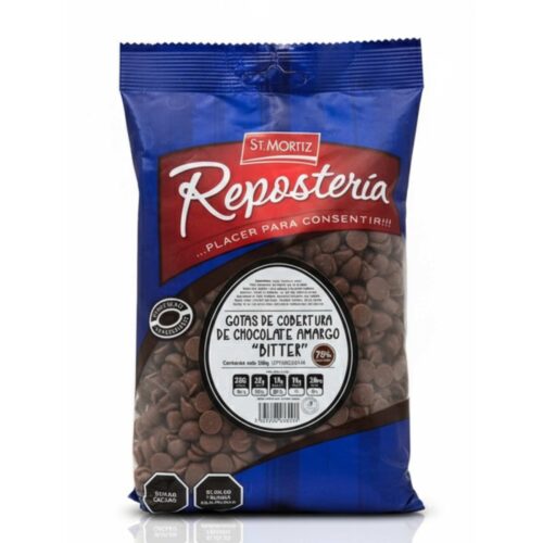 GOTAS COBERTURA BITTER ST MORITZ