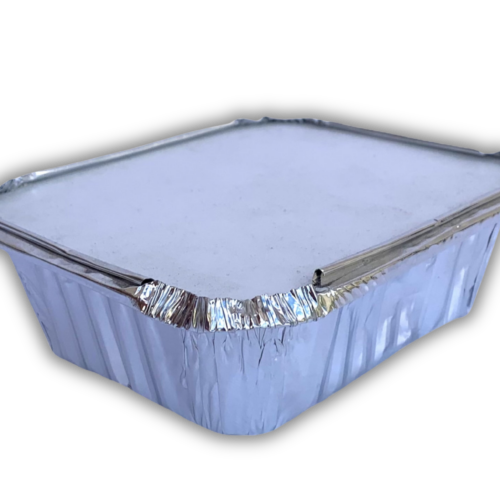 BANDEJA DE ALUMINIO 420 C/TAPA CARTON/ANIME 5UND