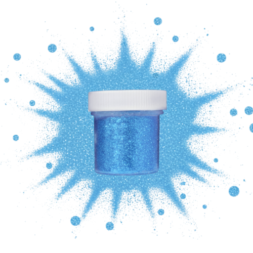 ESCARCHA AZUL CLARO POTE 5GR NACIONAL