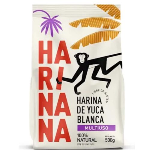 HARINA DE YUCA BLANCA HARINANA 500GR