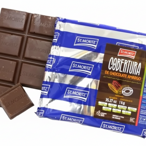 TABLETA COBERTURA BITTER 1KG ST MORITZ