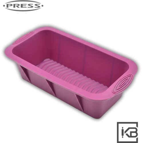MOLDE DE SILICONA RECTANGULAR MORADO PRESS