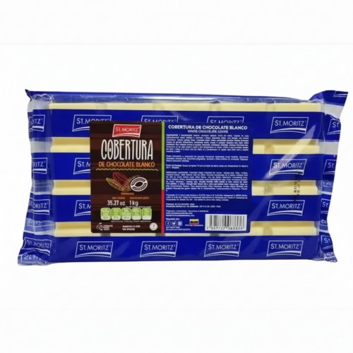 TABLETA COBERTURA BLANCA 1KG ST MORITZ