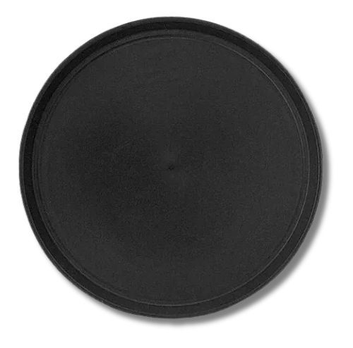 BANDEJA DE SERVICIO REDONDA NEGRA 46CM MEITAL