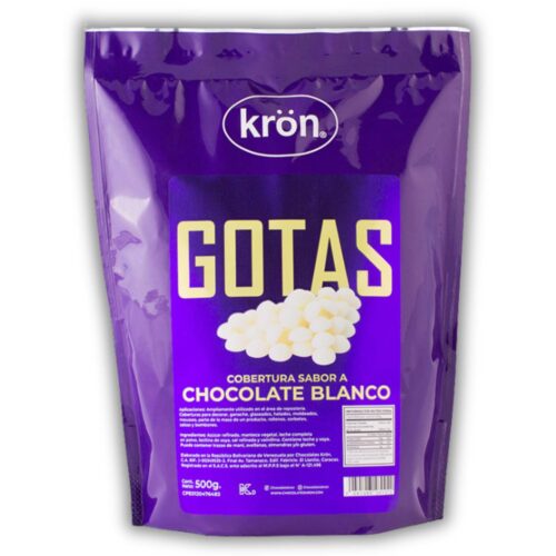 GOTAS COBERTURA BLANCA KRON