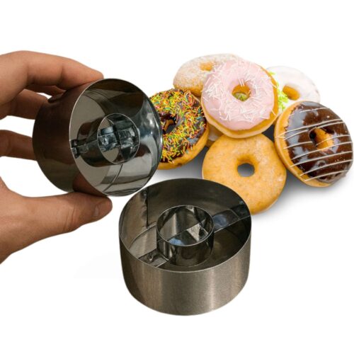 CORTADOR DE DONAS 8CM  DE ACERO SONRISAS