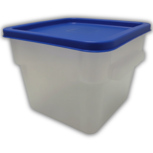 ENVASE TRANSPARENTE C/TAPA 6LT 22X19CM CAFERRA