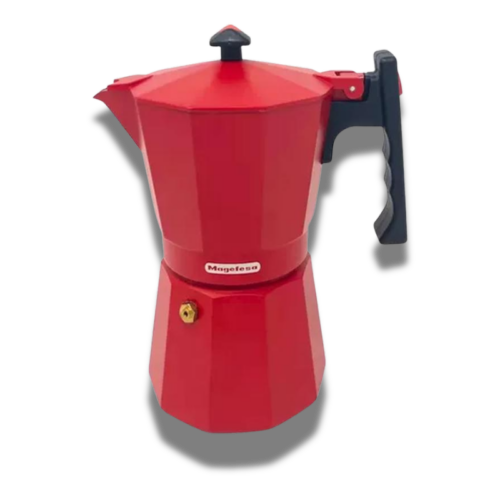 CAFETERA GRECA ROJA 6 TAZAS MAGEFESA