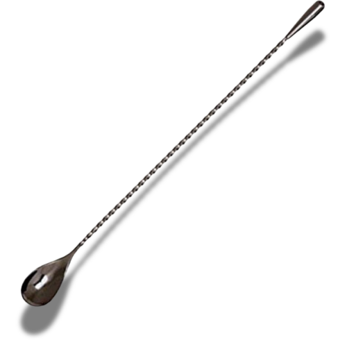 CUCHARA COCTELERA NEGRA LAGRIMA 30CM