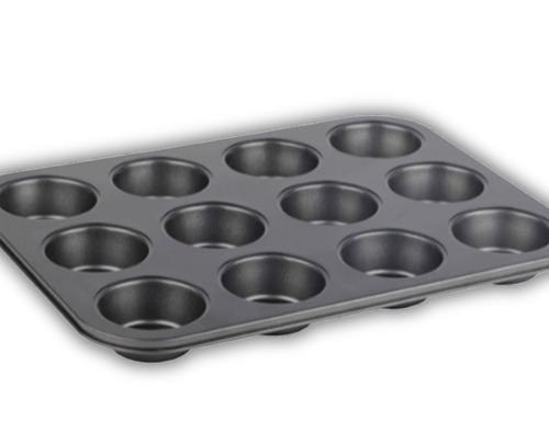 MOLDE 12 CUPCAKES ALFAHOGAR ANTIADHERENTE