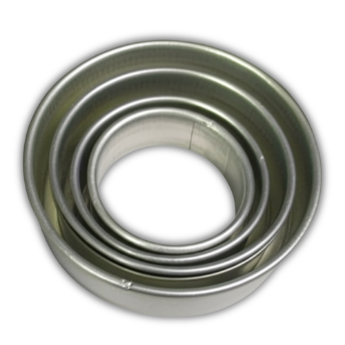 KIT CORTADORES DE ALUMINIO REDONDOS 4UND 6/4/3/2X2CM