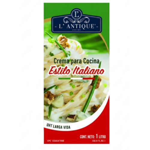 CREMA DE LECHE L'ANTIQUE 1L