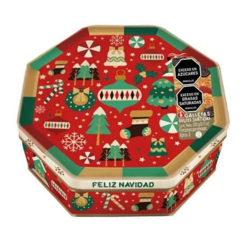 LATA DE GALLETAS NAVIDEÑAS NOEL
