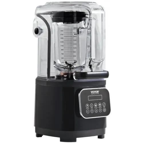 LICUADORA VEVOR PRO ANTIRUIDO 68OZ 9VEL 1400W