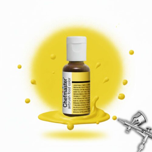 NEON BRITE YELLOW 18GR COLORANTE AEROGRAFO CHEFMASTER