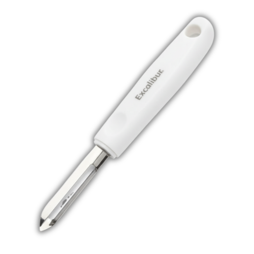 PELADOR PROFESIONAL 18CM MANGO BLANCO EXCALIBUR