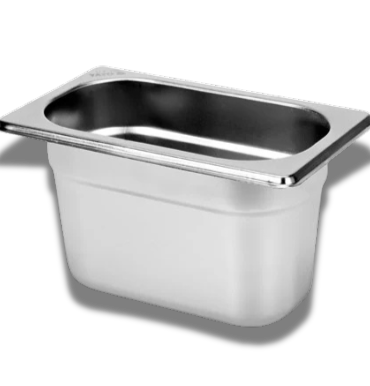BANDEJA 1/9 ACERO INOXIDABLE 18X11X6.5CM CONTIHOME