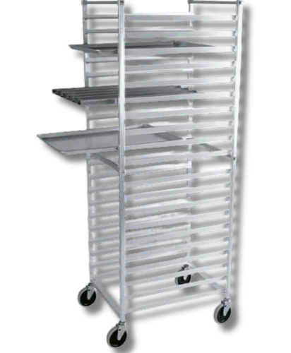 CARRO GRANDE PORTABANDEJA CON REMACHE ALUMWARE