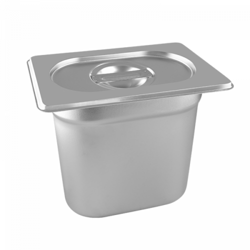 BANDEJA 1/9 ACERO INOXIDABLE 18X11X10CM CONTIHOME